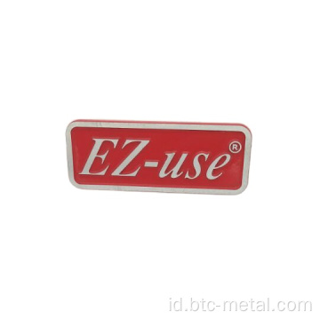 Logo Merek Nameplate Logam Kustom